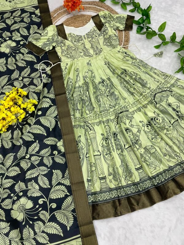 Kalamkari Print Long Frocks