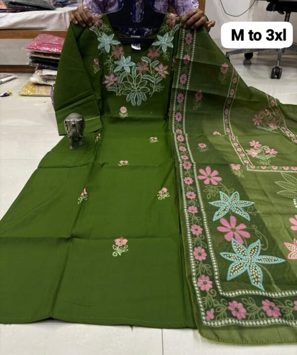 EMBROIDERY WORK KURTI SETS