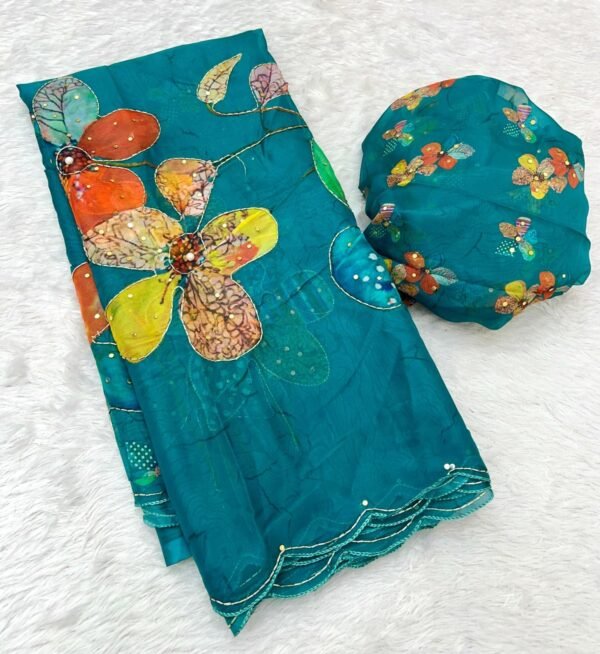 Maggam Work Hand Paint Sarees