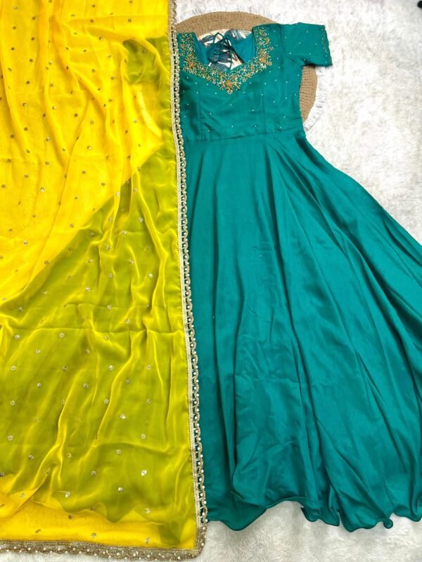 Maggam Work Gown