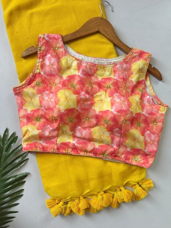 Summer Special Khadhi Cotton Saree With Stiched Blouse