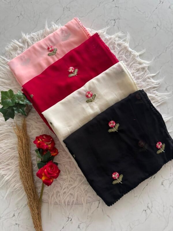 Primium Soft Georgette Sarees