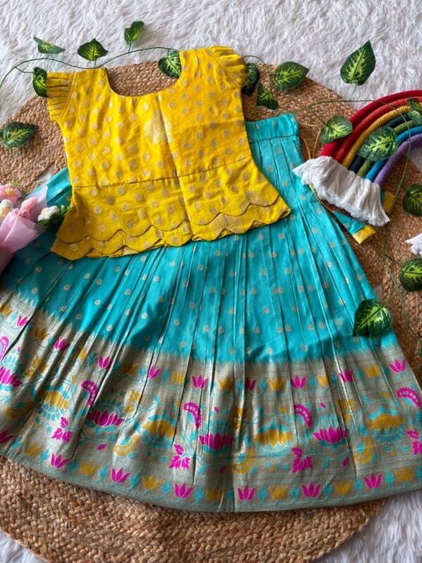 Kids Kalamkari Lehenga
