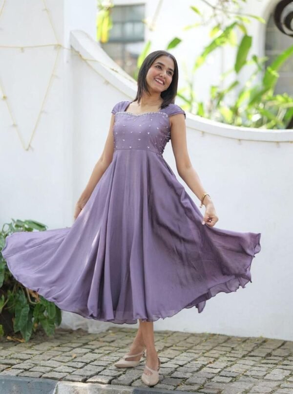 Launching Our Latest Festival Special Maggam Work Rangoli Silk Gown