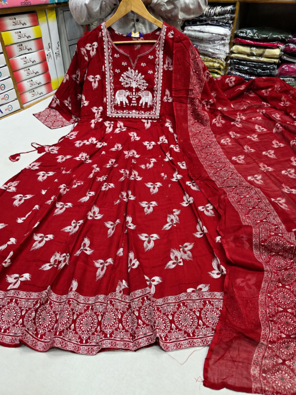 Pure Cotton Anarkali Collections