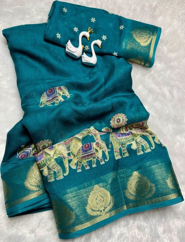 Premium Chinnon Silk Sarees