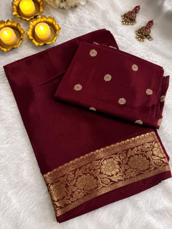 Mysore Creap Viscose Saree